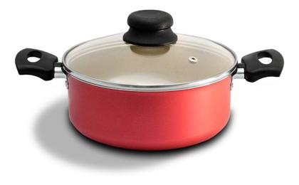 Imagem de Jogo De Panelas Antiaderente Cereja Arnix 10 Peças