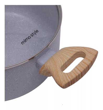 Imagem de Jogo De Panelas Antiaderente Fogão Indução Cerâmica 10 Peças Mimo