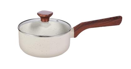 Imagem de Jogo De Panelas Antiaderente Indução 10 Peças Fundo Triplo Pratic Cook Marmol Vanilla Mimo Style