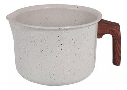 Imagem de Jogo De Panelas Antiaderente Indução 10 Peças Fundo Triplo Pratic Cook Marmol Vanilla Mimo Style