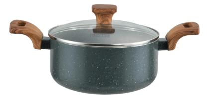 Imagem de Jogo De Panelas Antiaderente Pratic Cook Granito Indução Mimo Style Cerâmica 10 Peças