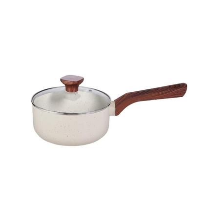 Imagem de Jogo De Panelas Antiaderente Pratic Cook Mármol Indução Mimo Style Cerâmica 10 Peças