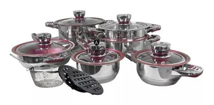 Imagem de Jogo De Panelas Antiaderente - Vermelha