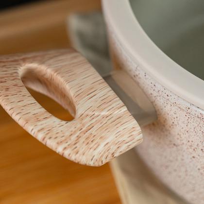 Imagem de Jogo de Panelas Brinox Antiaderente Ceramic Life 4 Peças Sirius com Indução Vanilla