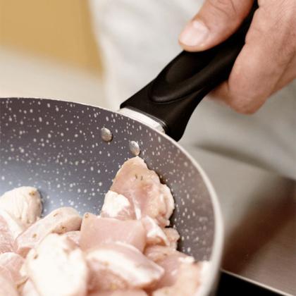 Imagem de Jogo de Panelas Brinox Antiaderente Ceramic Life 8 peças Suprema Jeans