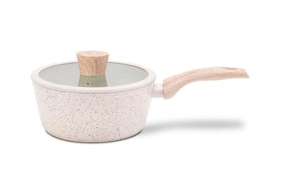 Imagem de Jogo de Panelas Brinox Antiaderente Ceramic Life Sirius 6 Peças com Indução Vanilla