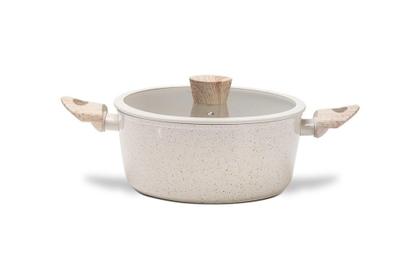 Imagem de Jogo de Panelas Brinox Antiaderente Ceramic Life Sirius 6 Peças com Indução Vanilla