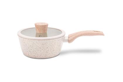 Imagem de Jogo de Panelas Brinox Antiaderente Ceramic Life Sirius 6 Peças com Indução Vanilla