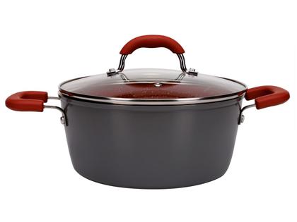 Jogo de Panelas Brinox Revestimento Cerâmico de Alumínio Vermelho e Cinza 8 Peças Ceramic Life Select Imagem de Jogo de Panelas Brinox Revestimento Cerâmico de Alumínio Vermelho e Cinza 8 Peças Ceramic Life Select