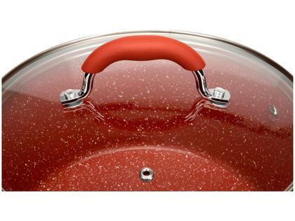 Jogo de Panelas Brinox Revestimento Cerâmico de Alumínio Vermelho e Cinza 8 Peças Ceramic Life Select Imagem de Jogo de Panelas Brinox Revestimento Cerâmico de Alumínio Vermelho e Cinza 8 Peças Ceramic Life Select