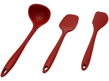 Imagem de Jogo de Panelas Brinox Revestimento Cerâmico de Alumínio Vermelho e Cinza 8 Peças Ceramic Life Select