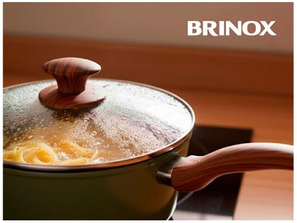 Imagem de Jogo de Panelas Brinox Verde Olive 5 Peças