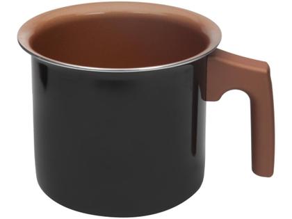 Imagem de Jogo de Panelas Casambiente Revestimento Cerâmico - de Alumínio Preto e Cobre 10 Peças Vegas