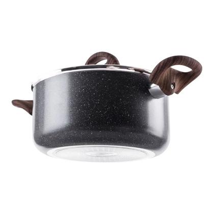 Imagem de Jogo De Panelas Cerâmic Life Smart Plus Em Alumínio Indução 5pçs Granito 4774103 Brinox