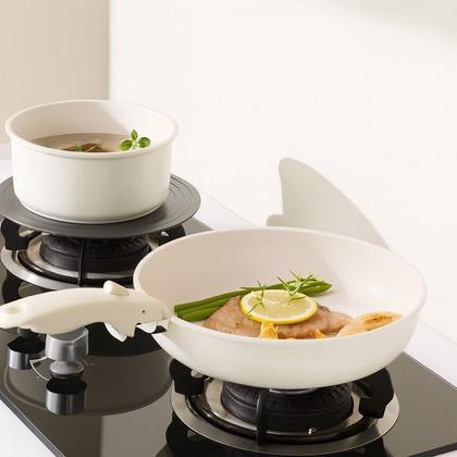 Imagem de Jogo de Panelas Cerâmica Antiaderente Com Cabo Removível