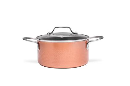 Imagem de Jogo de Panelas com Fundo de Indução Brinox Copper 4 Peças Cobre