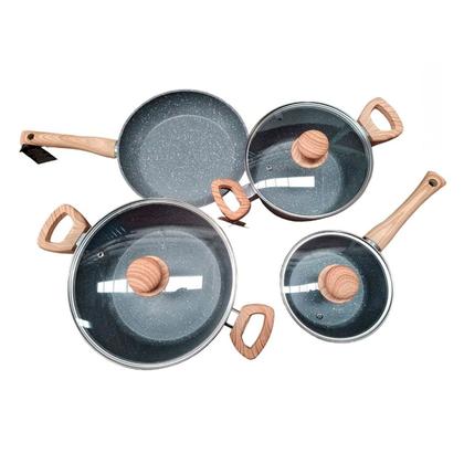 Imagem de Jogo de Panelas Cookware Set - 21 Peças - Conjunto de Panelas de Aço Inoxidável - Alta Durabilidade para sua Cozinha!