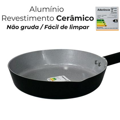 Imagem de Jogo de Panelas de Indução Antiaderente Cerâmica Chicago Preto 4 peças - Casambiente