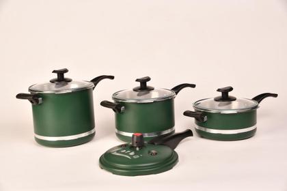 Imagem de Jogo de Panelas de Pressão Qatar 3 Peças (3 Panelas 3L/4,5L/5,5L)