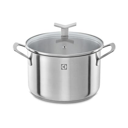 Imagem de Jogo de Panelas Electrolux Inox Com 5 Peças Design Com Fundo Triplo