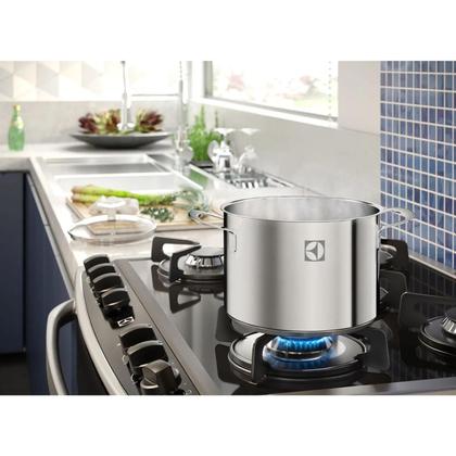 Imagem de Jogo de Panelas Electrolux Inox Com 5 Peças Design Com Fundo Triplo