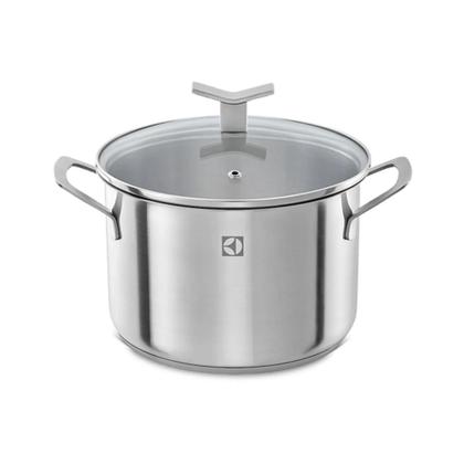Imagem de Jogo de Panelas Electrolux Inox Com 5 Peças Design Com Fundo Triplo