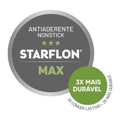 Imagem de Jogo de Panelas Everyday Vermelho 10 Peças Com Utensílios Em Alumínio Antiaderente Starflon Max 27899205 Tramontina