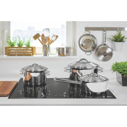 Imagem de Jogo De Panelas  Fundo Triplo Inox Tramontina 7 Peças