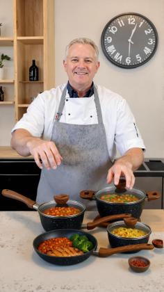 Imagem de Jogo De Panelas Indução 4 Peças Antiaderente Thika Com Tampas