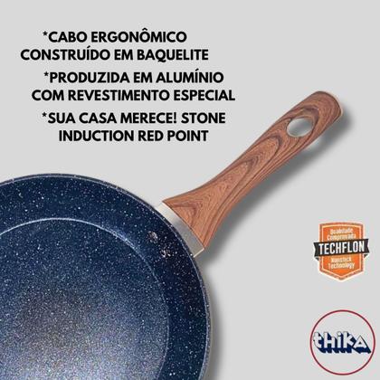 Imagem de Jogo De Panelas Indução 4 Peças Antiaderente Thika Com Tampas