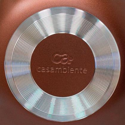 Imagem de Jogo De Panelas Indução Antiaderente Cerâmica 10 Peças Roma