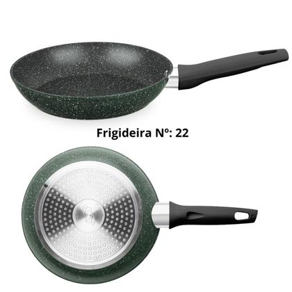 Imagem de Jogo de Panelas Mta Antiaderente Carmela Garden 5 Pç Verde