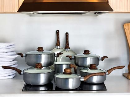 Imagem de Jogo de Panelas New York Antiaderente Cerâmica 8 Peças