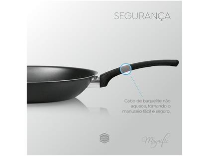 Imagem de Jogo de Panelas Panelux Antiaderente de Alumínio Grafite 7 Peças Magnific