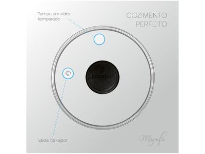 Imagem de Jogo de Panelas Panelux Antiaderente de Alumínio Grafite 7 Peças Magnific