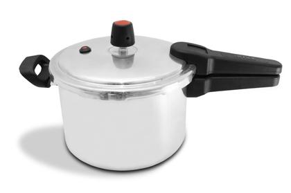 Imagem de Jogo De Panelas Polido 13 Peças Com Panela De Pressão e Utensílios  ARNIX