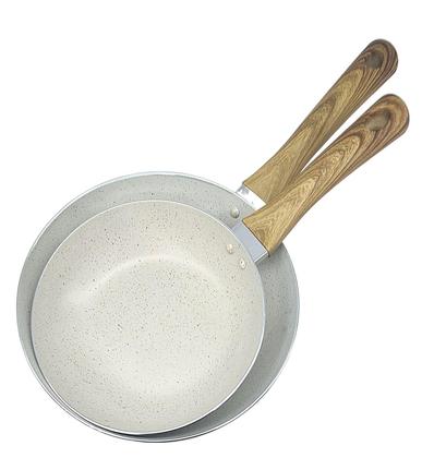 Imagem de Jogo de Panelas Revestimento Cerâmica Casambiente 8 Peças Vanilla Sahara