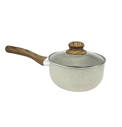 Imagem de Jogo de Panelas Revestimento Cerâmica Casambiente 8 Peças Vanilla Sahara