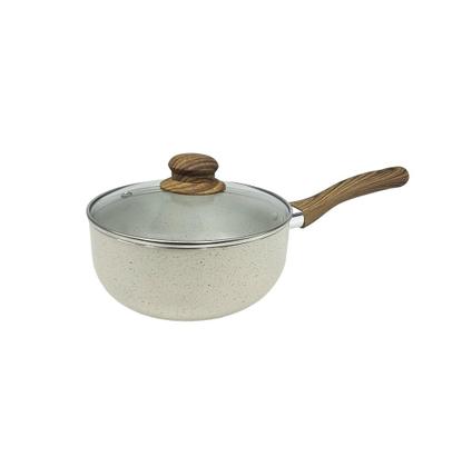 Imagem de Jogo de Panelas Revestimento Cerâmica Casambiente 8 Peças Vanilla Sahara