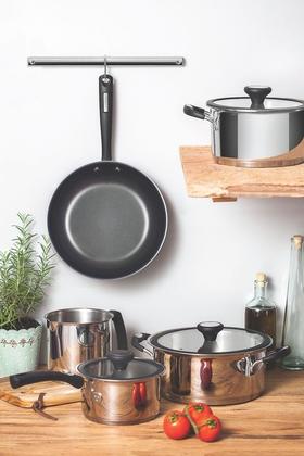 Imagem de Jogo de Panelas Solar Silicone Inox Fundo Triplo 4 Peças Tramontina