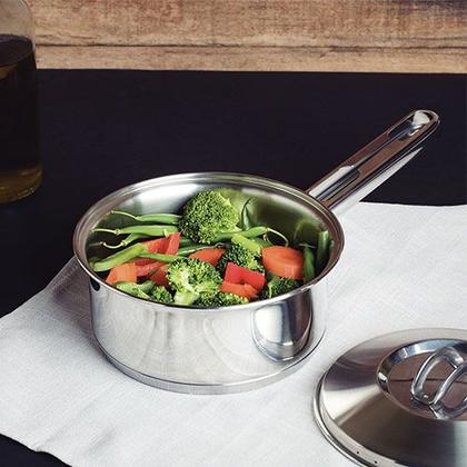 Imagem de Jogo de Panelas Tramontina 3 Pçs Aço Inox Fundo Triplo Solar