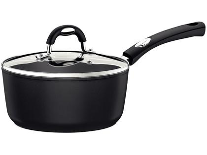 Imagem de Jogo de Panelas Tramontina Antiaderente de Alumínio Preta 5 Peças Mônaco