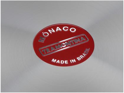 Imagem de Jogo de Panelas Tramontina Antiaderente de Alumínio Vermelho 5 Peças Mônaco