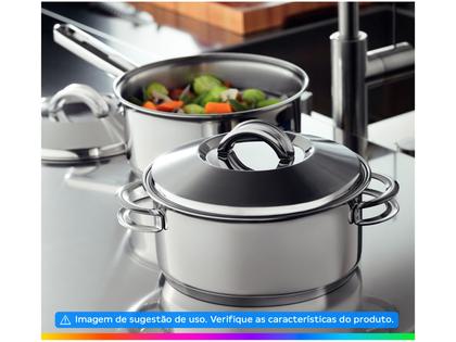 Imagem de Jogo de Panelas Tramontina de Inox Prata 5 peças Solar