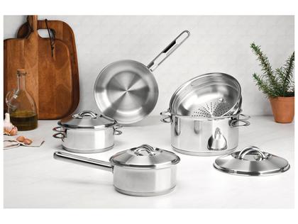 Imagem de Jogo de Panelas Tramontina Inox Fundo Triplo 5 Peças Solar