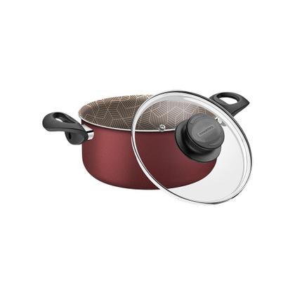 Imagem de Jogo de Panelas Tramontina Paris Alumínio Antiaderente Starflon Max 7 Peças + Colher