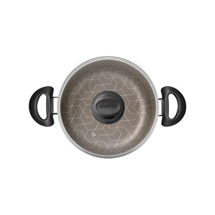 Imagem de Jogo de Panelas Tramontina Paris Alumínio Antiaderente Starflon Max 7 Peças + Colher