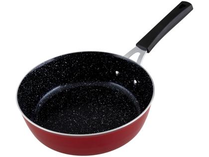 Imagem de Jogo de Panelas Tramontina Revestimento Cerâmico de Alumínio Vermelho 4 Peças Glenz