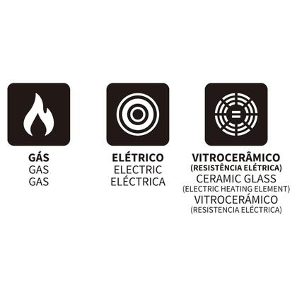 Imagem de Jogo de Panelas Tramontina Sicília Alumínio Antiaderente 5 Peças + Colher