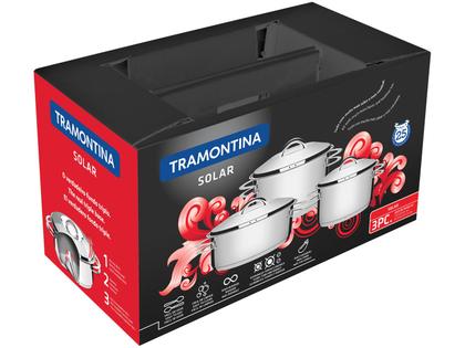 Imagem de Jogo de Panelas Tramontina Solar 65510740 Inox